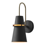 Modern White and Gold Vanity Wall Sconce Light Image - 5
