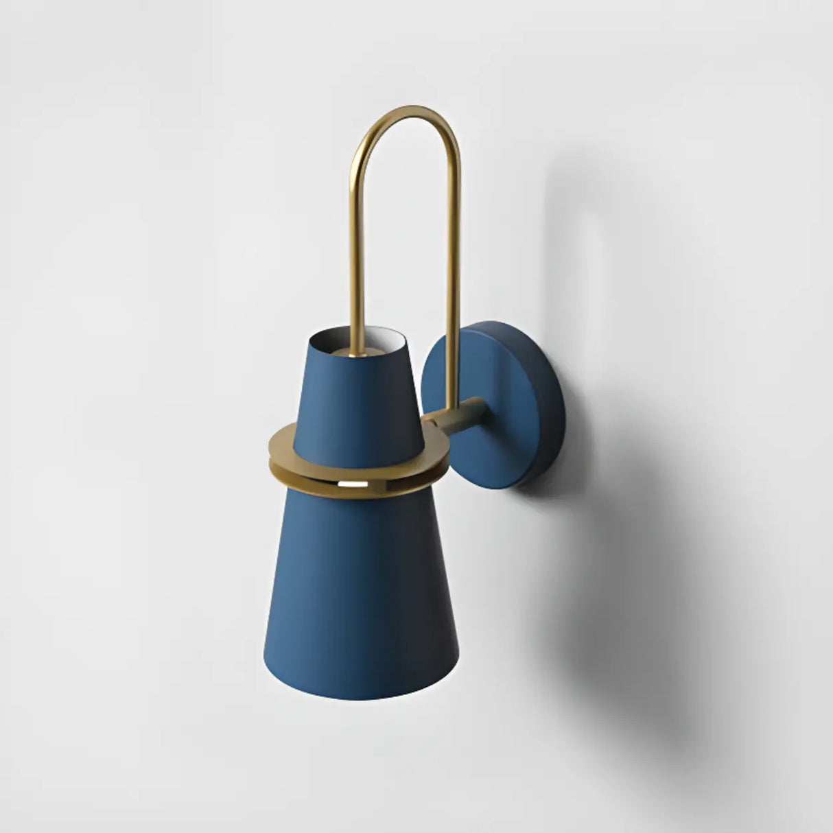 Modern White and Gold Vanity Wall Sconce Light Image - 7