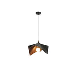 Modern White Bedroom Geometric Metal Pendant Light Image - 7