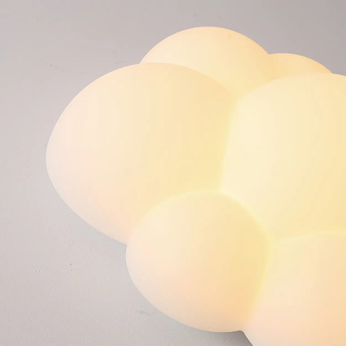 Modern White Chandeliers Cloud Pendant Light Living Room Image - 3