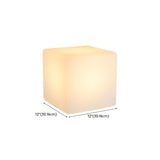 Modern White Cube LED Floor Lamp with Foot Switch Image - 10