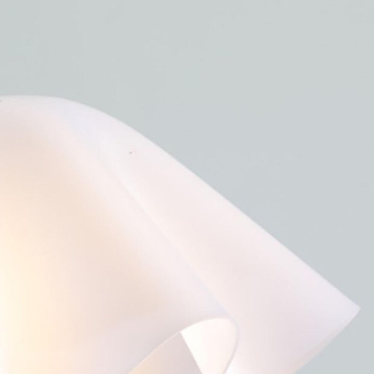 Modern White Floral Bedside Arc Metal Floor Lamp Image - 6