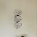 Modern White Geometric Metal Wall Light LED Sconce Image - 8