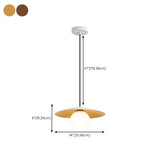 Modern White Glass Globe Cord Dining Room Pendant Light #size