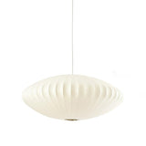 Modern White Lanterns Silk Dining Room Pendant Light Image - 10