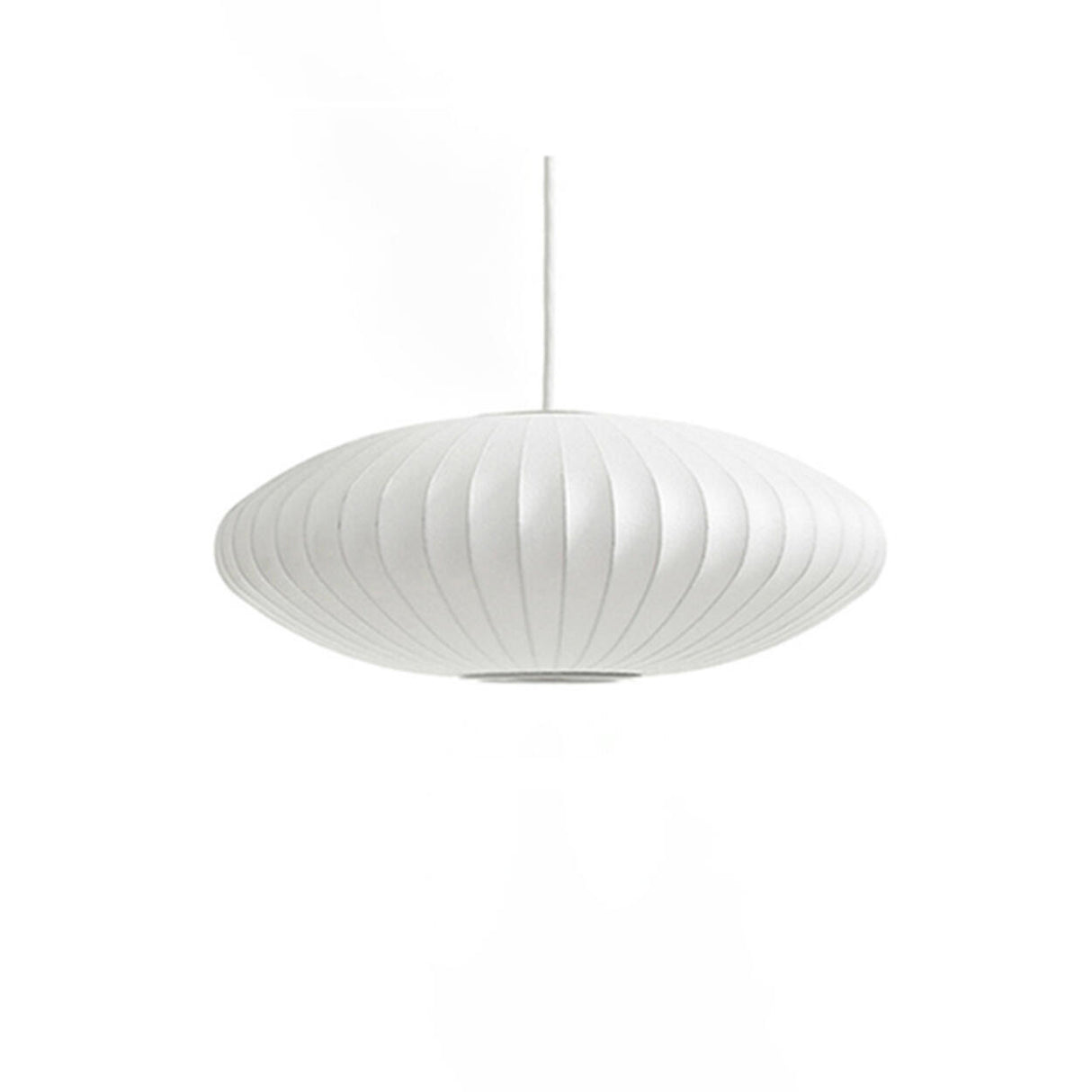 Modern White Lanterns Silk Dining Room Pendant Light Image - 5