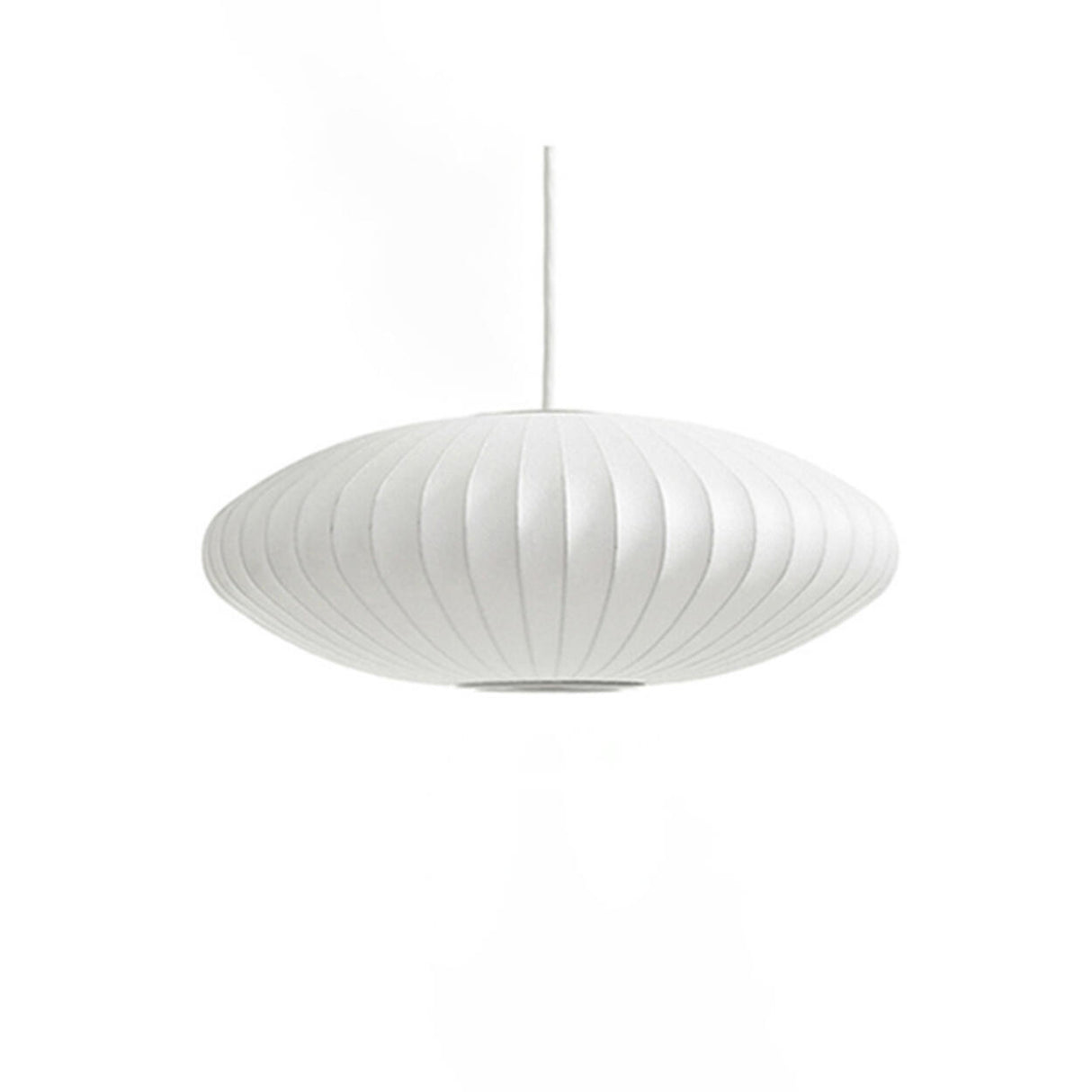 Modern White Lanterns Silk Dining Room Pendant Light Image - 7