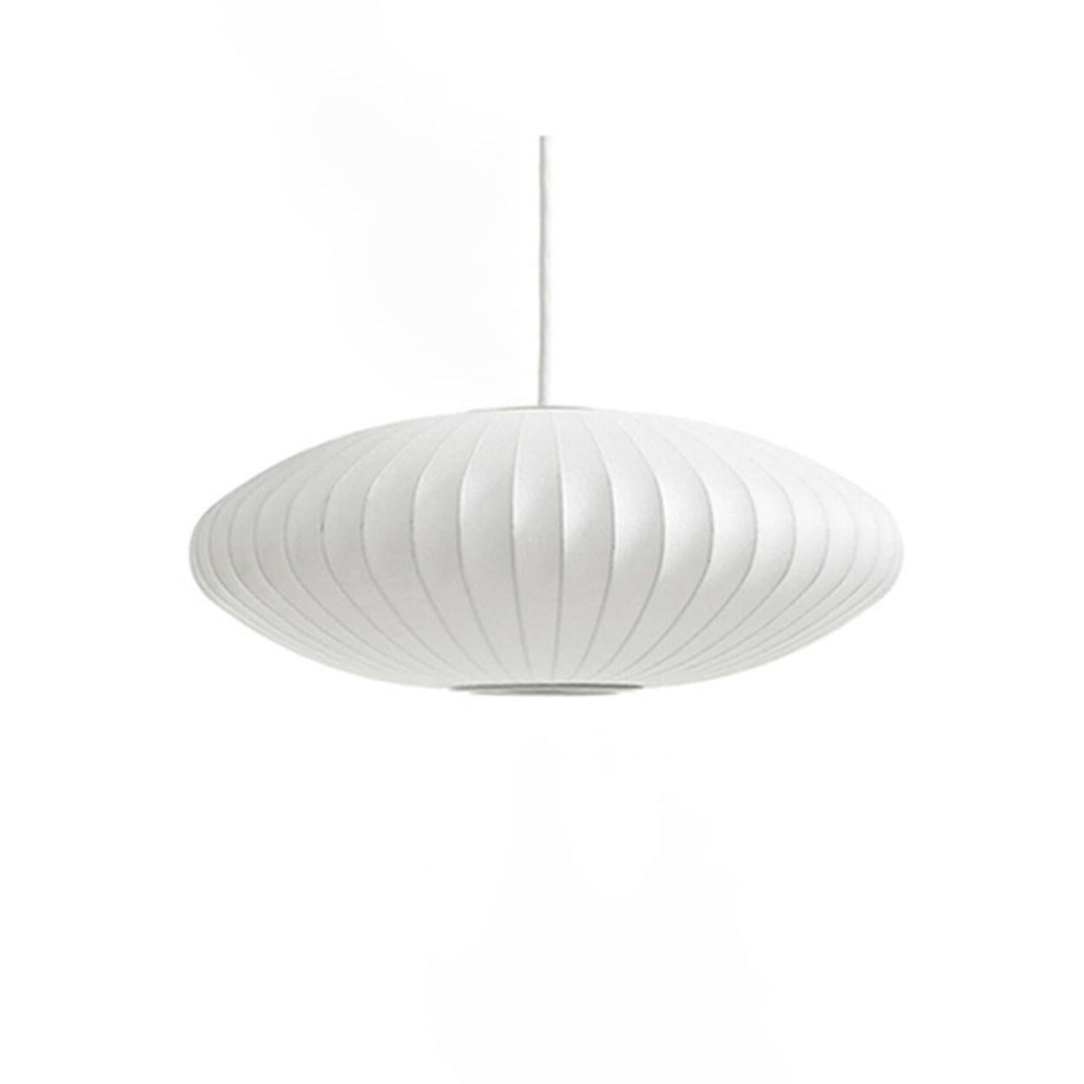 Modern White Lanterns Silk Dining Room Pendant Light Image - 9