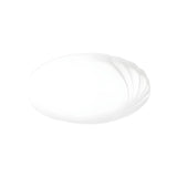 Modern White Round Medium Flush Mount Ceiling Light Image - 5