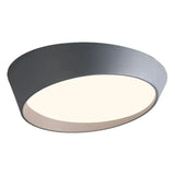 Modern White Truncated LED Flush Mount Ceiling Light Image - 6