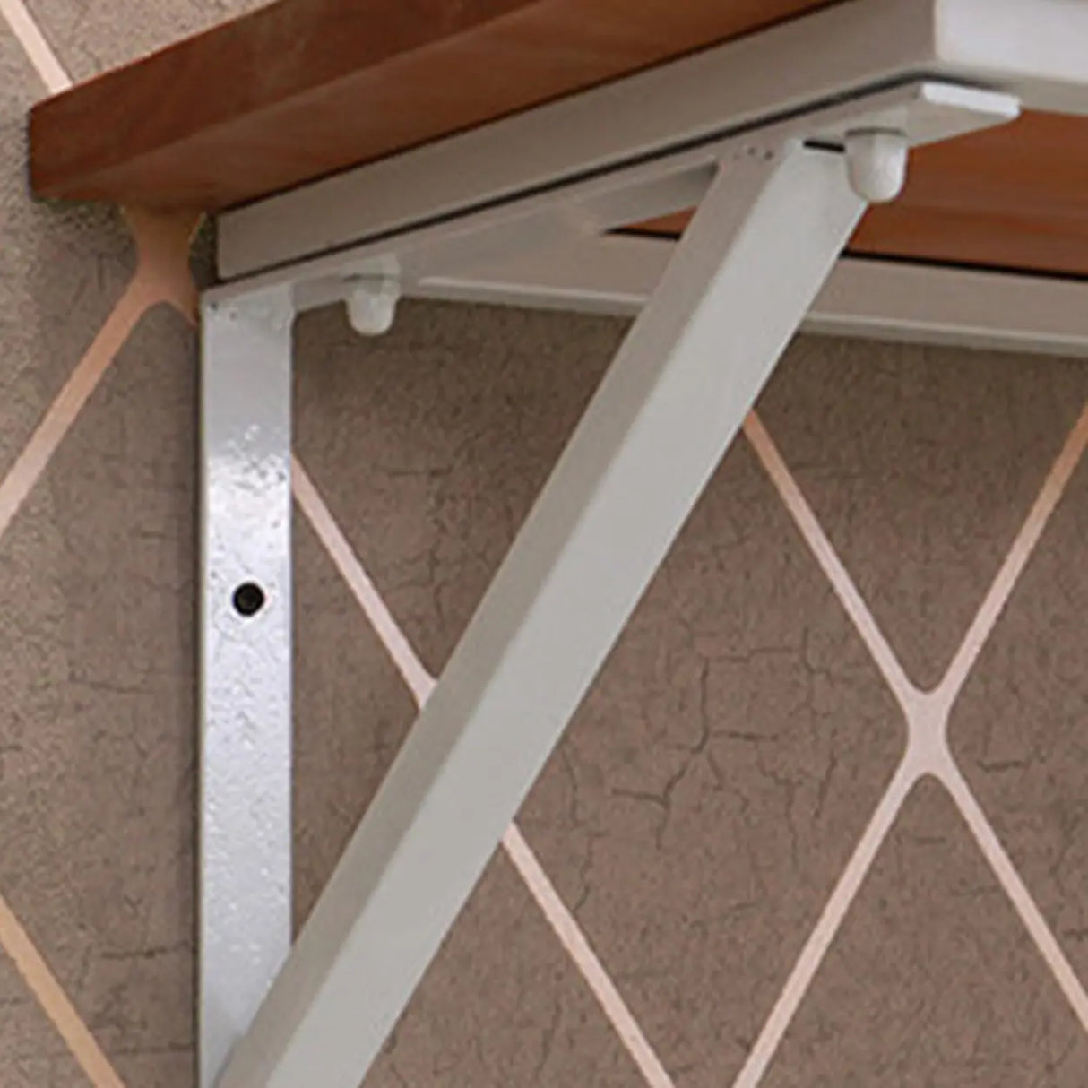 Modern Wood Adjustable Wall-Mounted Bar Table Image - 9
