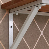 Modern Wood Adjustable Wall-Mounted Bar Table Image - 9