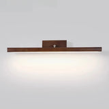 Modern Wood Linear LED Bathroom Vanity Mirror Light  Image - 5