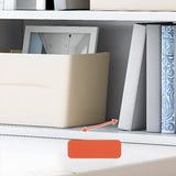 Modern Wood Vertical Barrister Storage Bookcase White Image - 13