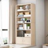 Modern Wood Vertical Barrister Storage Bookcase White Image - 19