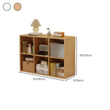 Modern Wood Vertical Barrister Storage Bookcase White Image - 35