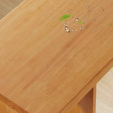 Modern Wooden Home Bar Table with Storage Shelves Image - 6
