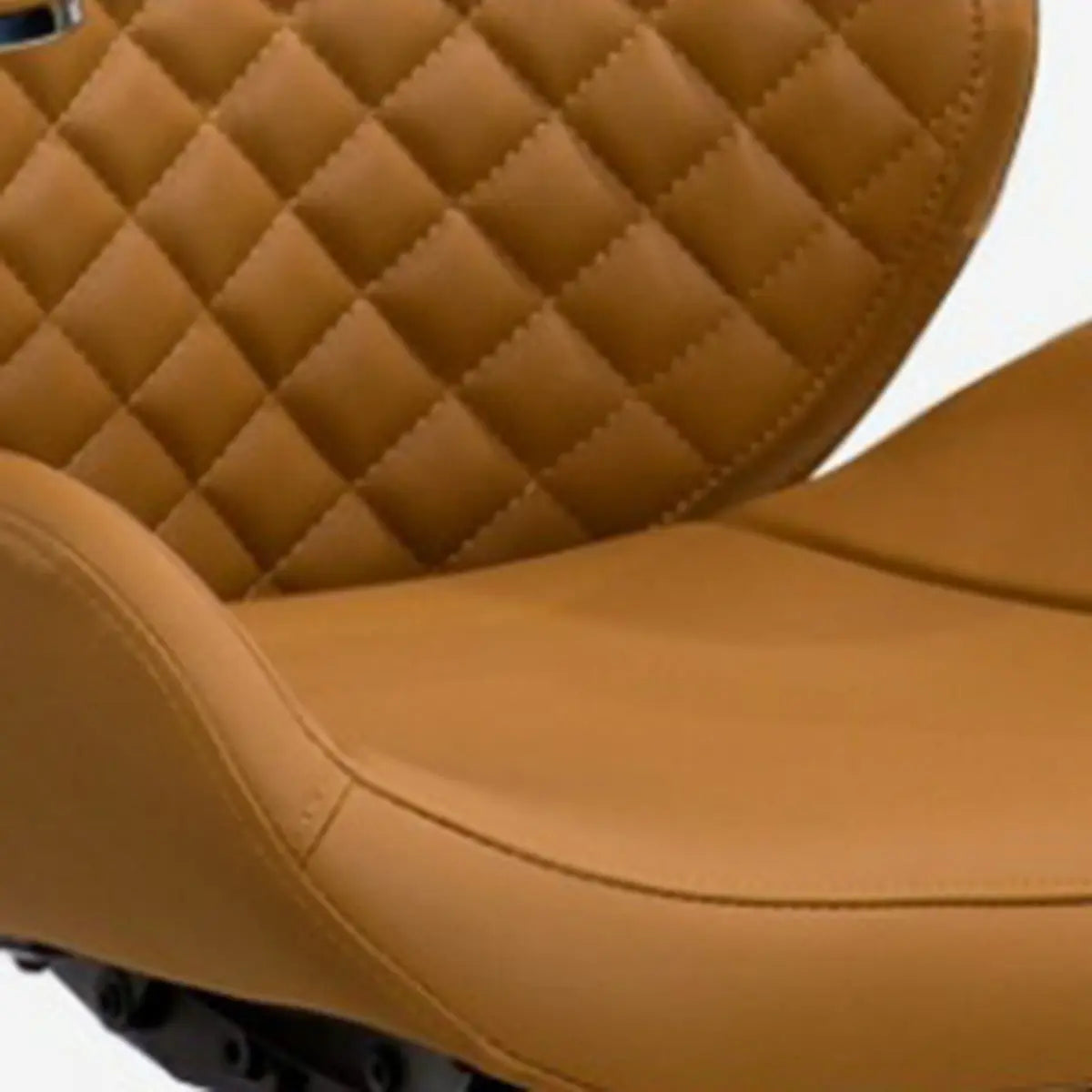 Modern Yellow Ergonomic Seat Swivel Leather Office Chair Image - 4
