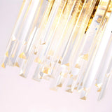 Modernist Mini Tiered Crystal Pendant Light for Dining Image - 4