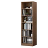 Modish Classic Wood Vertical Narrow Organizer Bookcase Image - 23