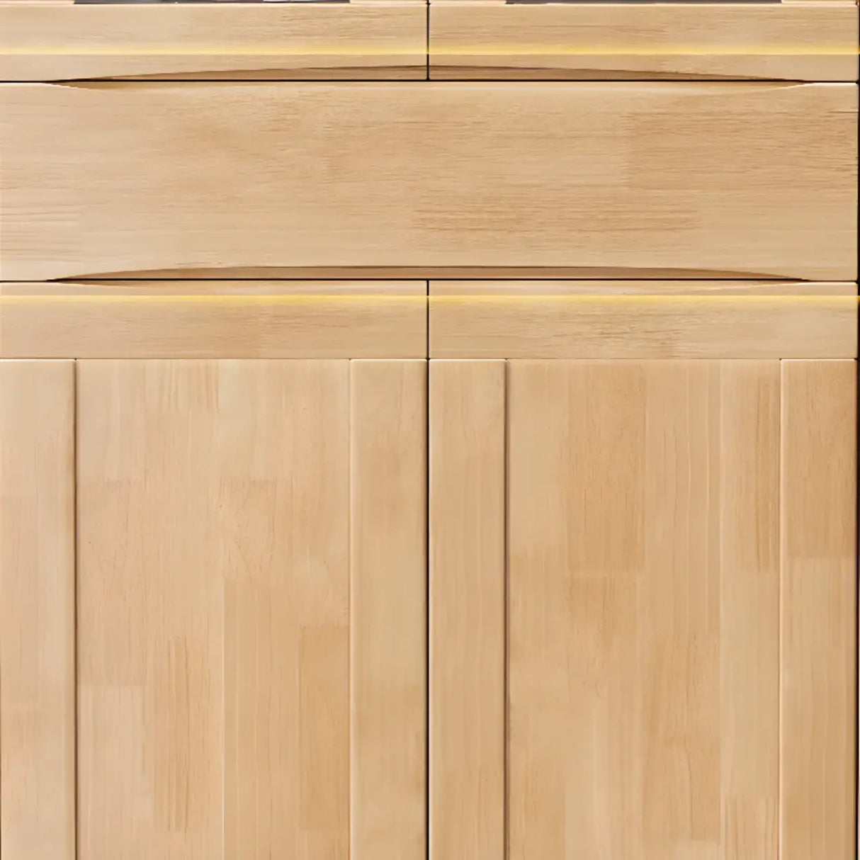 Modish Closed Glass Door Wooden Standard Bookcases Image - 7
