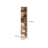 Modish Closed Vertical Wooden Large Storage Bookcase Image - 26