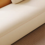 Modish Genuine Leather Upholstered Right-Arm Chaise Image - 12