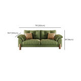 Modish Green Medium Comfort Straight Stationary Fabric Sofa Image - 15