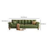 Modish Green Medium Comfort Straight Stationary Fabric Sofa Image - 23