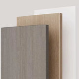 Modish Grey Cocoa Wood Open Rectangular Tall Bookcase Image - 10