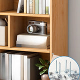 Modish Horizontal Rectangular Wood Bookcases White Image - 10
