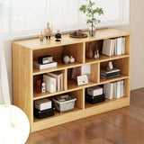 Modish Horizontal Rectangular Wood Bookcases White Image - 17