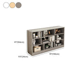 Modish Horizontal Rectangular Wood Bookcases White Image - 27
