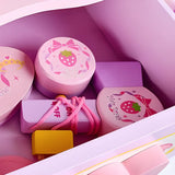 Modish Kids Wood Pink Vanity Set with Mirror and Drawers Image - 9