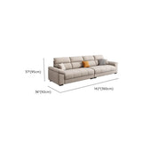 Modish L-Shape Fabric Cream Large Comfortable Sofa Image - 17