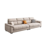 Modish L-Shape Fabric Cream Large Comfortable Sofa Image - 5