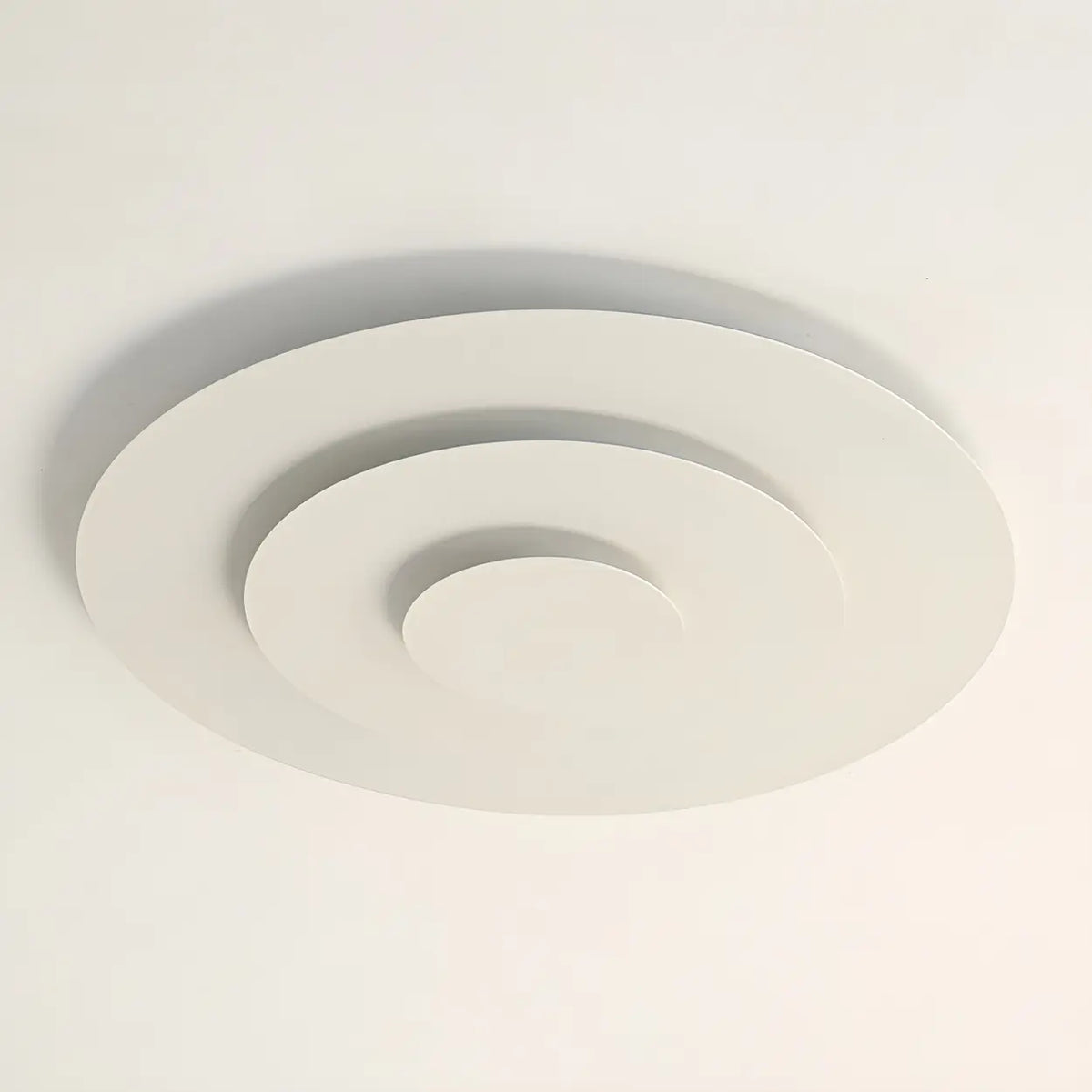 Modish Multi-Layer Round White LED Flush Mount Light Image - 15