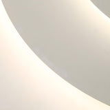 Modish Multi-Layer Round White LED Flush Mount Light Image - 16