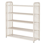 Modish Multi-Tier Freestanding Metal Shoe Storage Rack Image - 24