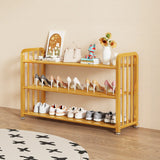 Modish Multi-Tier Freestanding Metal Shoe Storage Rack Image - 38