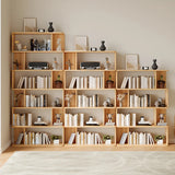 Modish Open Stand Vertical Etagere Display Bookshelf Image - 8