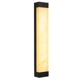 Modish Rectangle Outdoor Wall Light Black Warm Light Image - 15