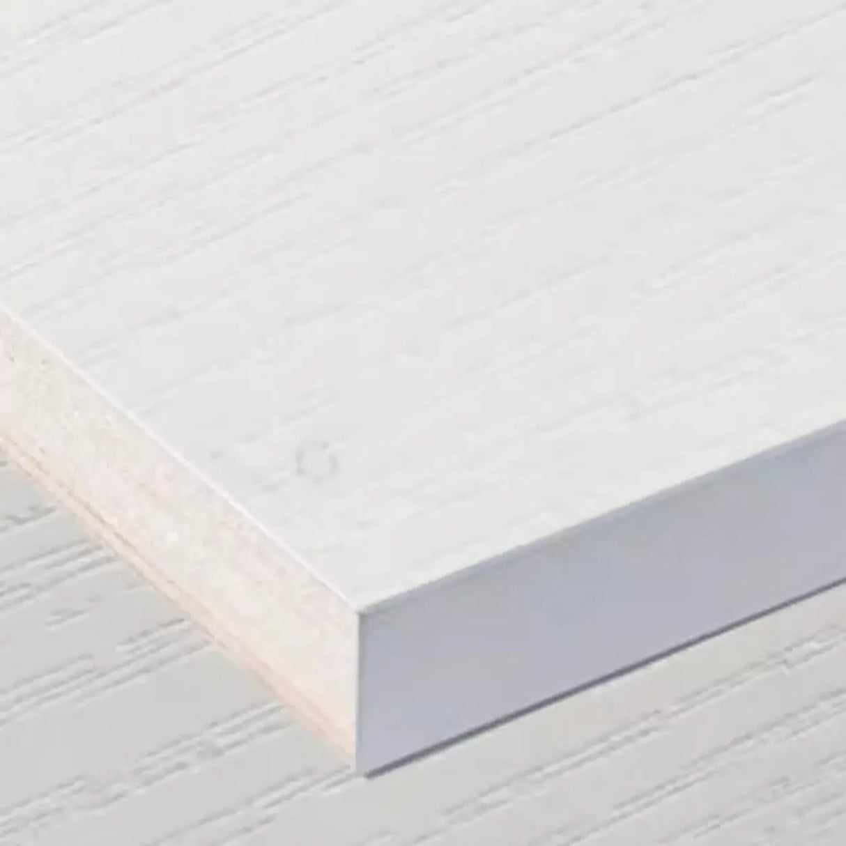 Modish Rectangular Vertical White Wood Large Bookcase Image - 11