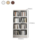 Modish Vertical Closed Wood Cube Organizer Bookcases Image - 23