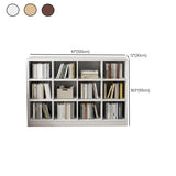 Modish Vertical Closed Wood Cube Organizer Bookcases Image - 25