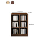 Modish Vertical Closed Wood Cube Organizer Bookcases Image - 26