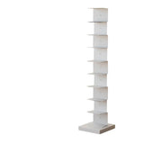 Modish Vertical Simple Alloy Tower Narrow Bookcase Image - 12