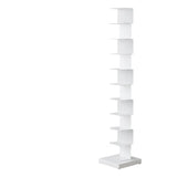 Modish Vertical Simple Alloy Tower Narrow Bookcase Image - 14