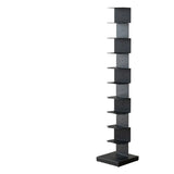 Modish Vertical Simple Alloy Tower Narrow Bookcase Image - 15