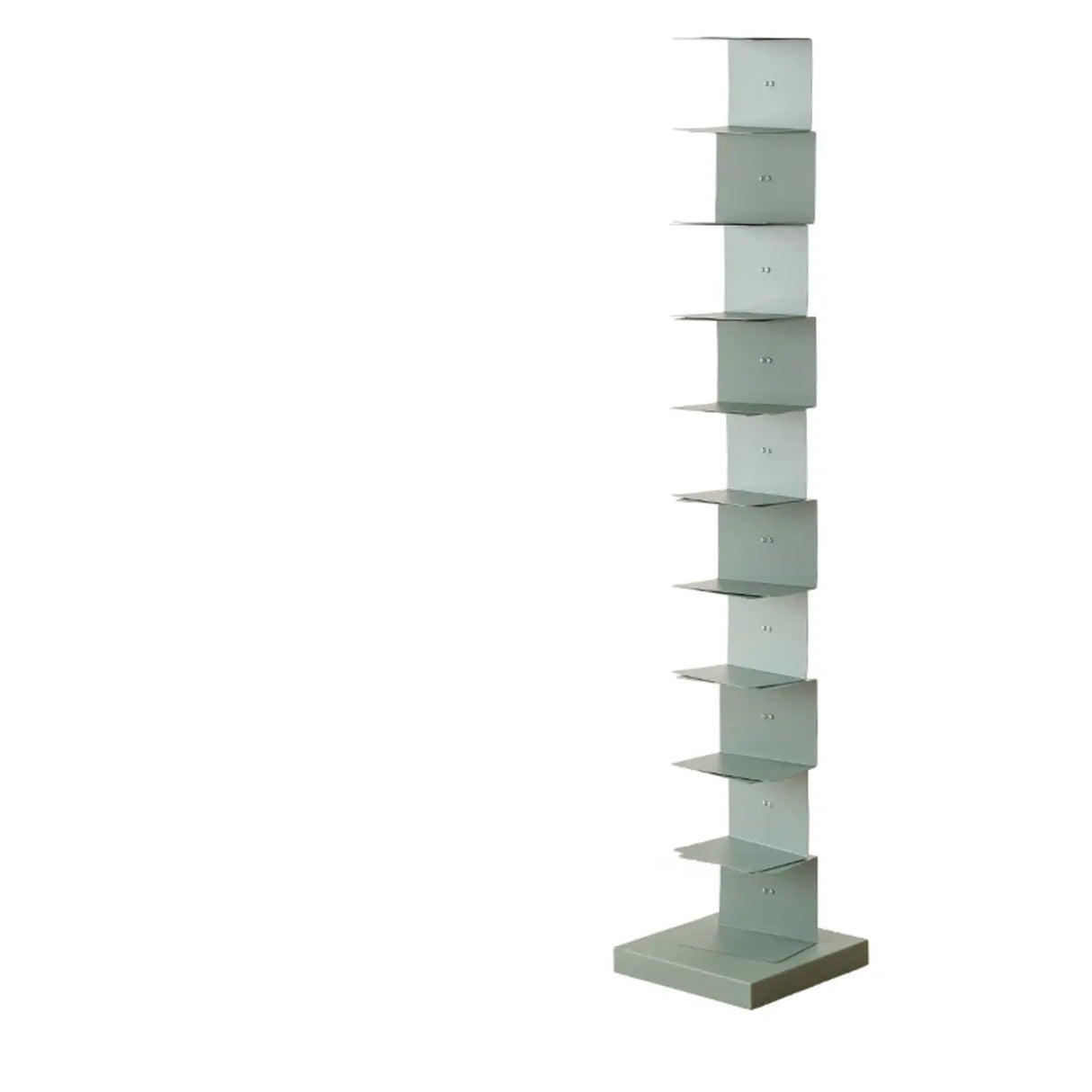 Modish Vertical Simple Alloy Tower Narrow Bookcase Image - 19